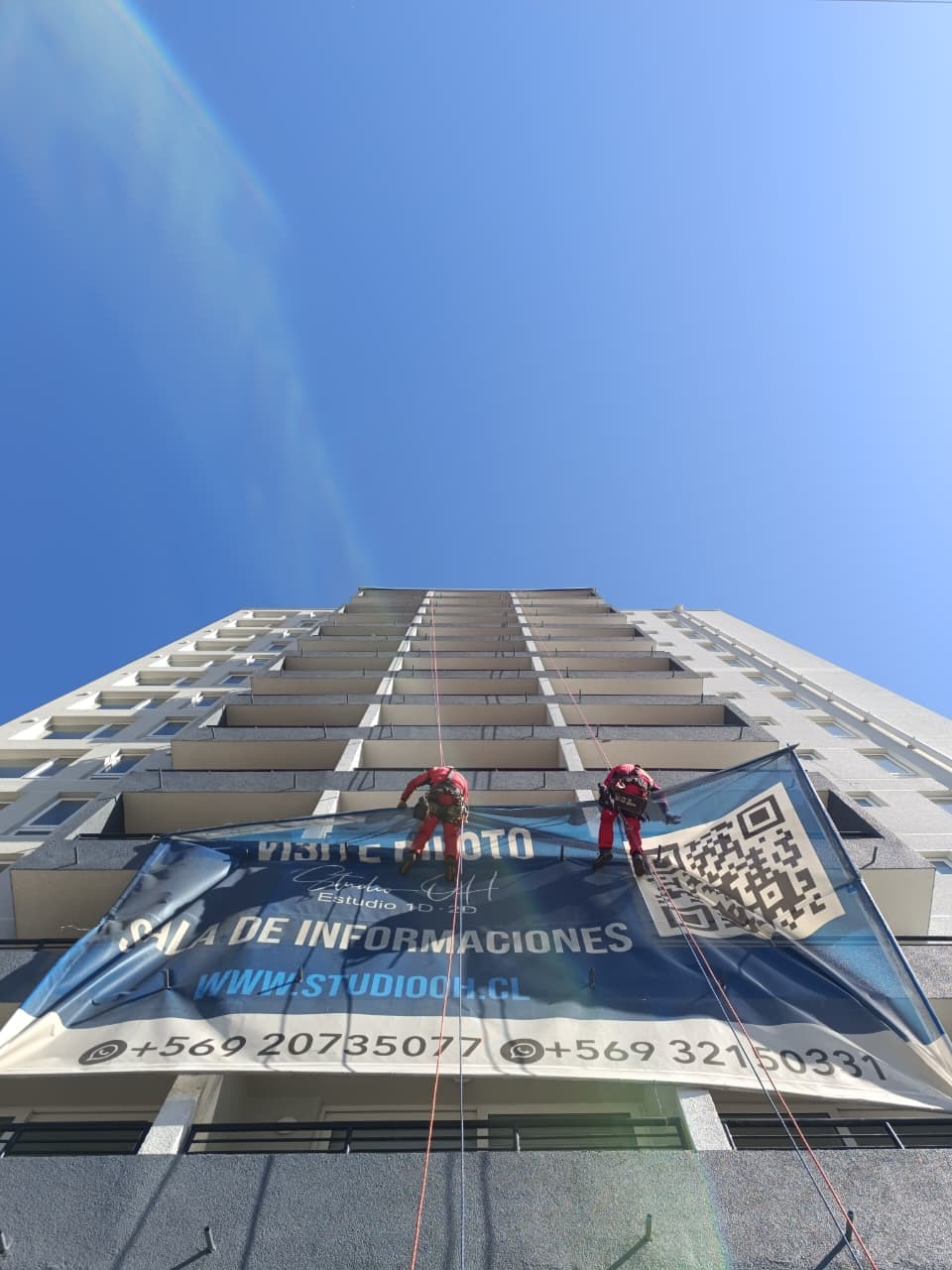 Instalación de publicidad